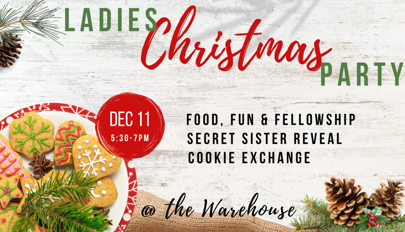 women christmas party at Crossings church